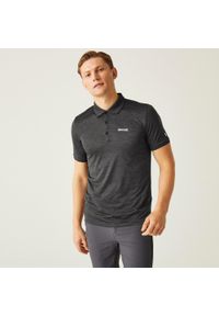 Regatta - Remex II męska koszulka polo. Typ kołnierza: polo. Kolor: szary. Sport: turystyka piesza #1