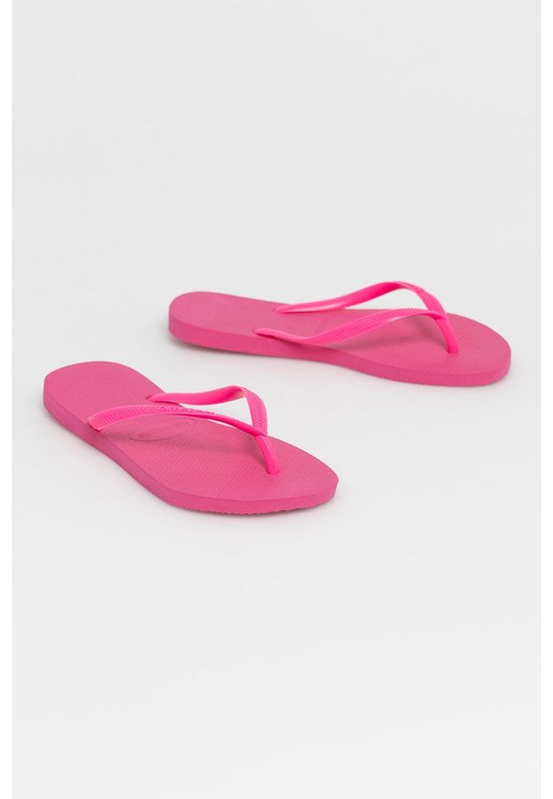Havaianas - Japonki. Kolor: różowy. Obcas: na obcasie. Wysokość obcasa: niski