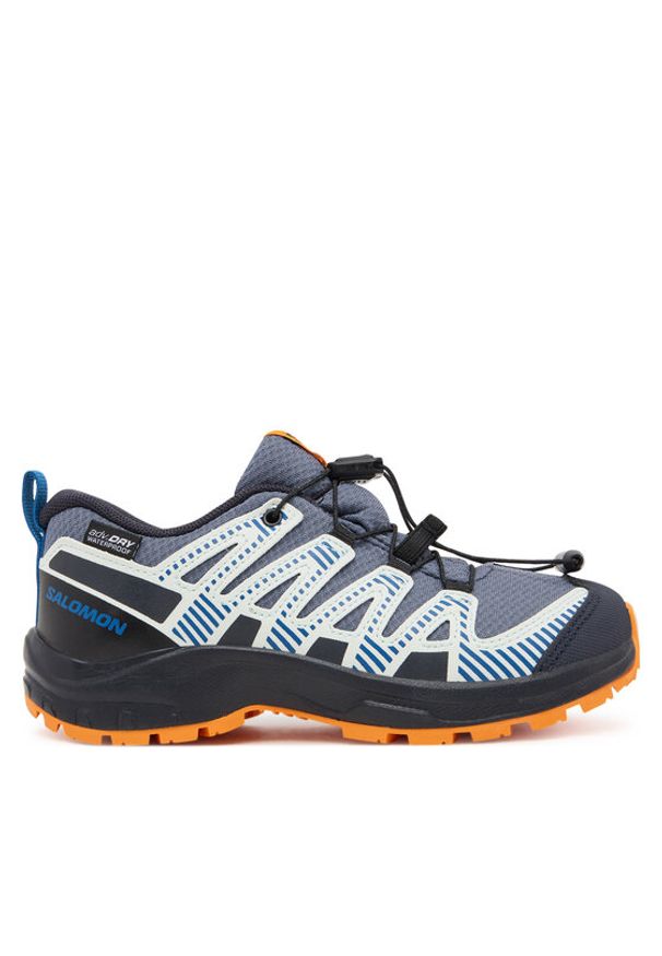 salomon - Salomon Trekkingi Xa Pro V8 Waterproof L47857000 Szary. Kolor: szary. Materiał: materiał. Sport: turystyka piesza