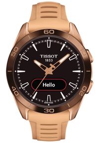 Zegarek TISSOT T-Touch Connect Sport T153.420.47.051.05. Rodzaj zegarka: cyfrowe. Materiał: materiał. Styl: sportowy