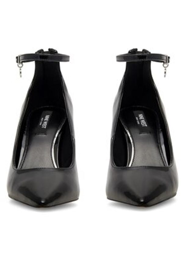 Nine West Szpilki SJ1489 Czarny. Kolor: czarny. Materiał: skóra. Obcas: na szpilce