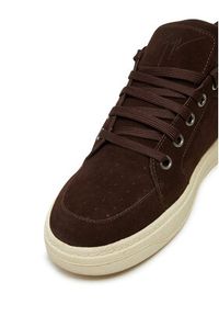 Giuseppe Zanotti - GIUSEPPE ZANOTTI Sneakersy RU40008 Brązowy. Kolor: brązowy. Materiał: zamsz, skóra #7