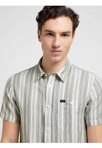 Lee - LEE MĘSKA KOSZULA LEE SS LEESURE SHIRT SUMMIT 112351147