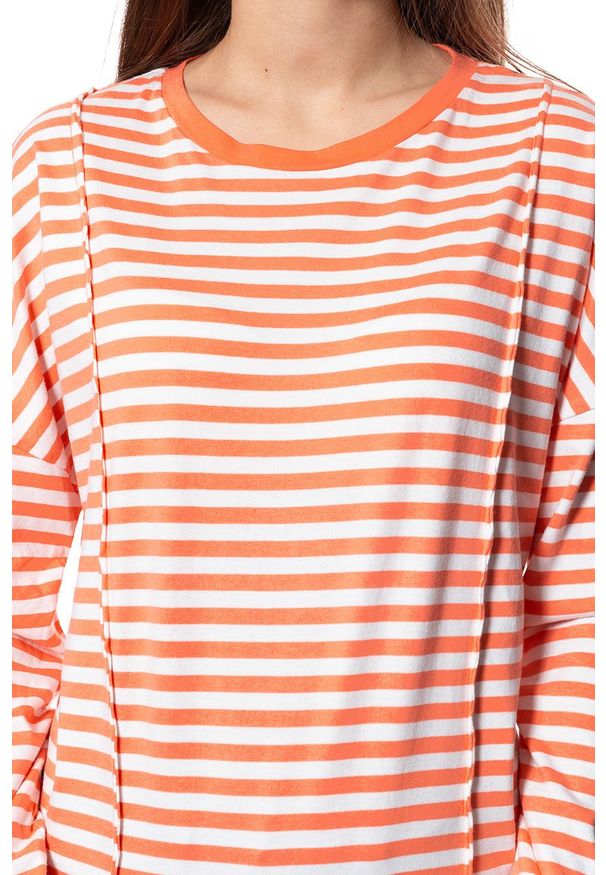 Mustang - DAMSKI LONGSLEEVE MUSTANG Ashley C Striped 1009071 11557. Długość rękawa: długi rękaw