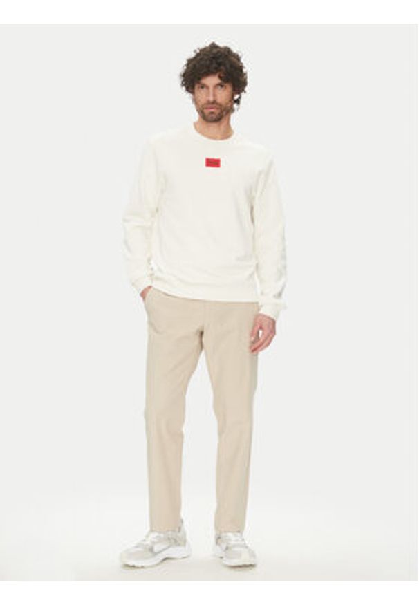 Hugo - HUGO Bluza Diragol212 50447964 Écru Regular Fit. Materiał: bawełna