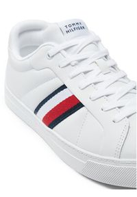 TOMMY HILFIGER - Tommy Hilfiger Sneakersy Icon Court FM0FM05163 Biały. Kolor: biały. Materiał: skóra #5