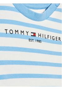 TOMMY HILFIGER - Tommy Hilfiger Komplet t-shirt i szorty sportowe KN0KN01596 Niebieski Regular Fit. Kolor: niebieski. Materiał: bawełna #4
