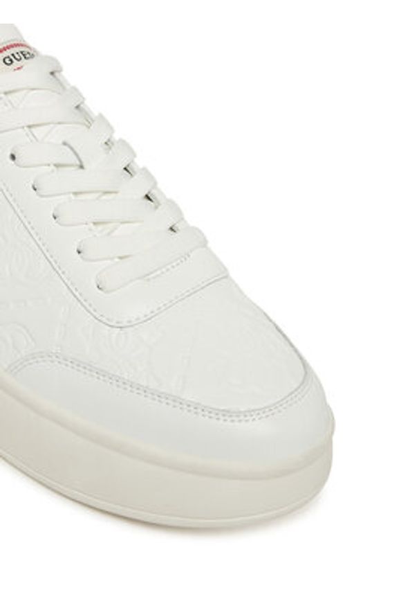 Guess Sneakersy FMFWI3 LEA12 Biały. Kolor: biały. Materiał: syntetyk, skóra