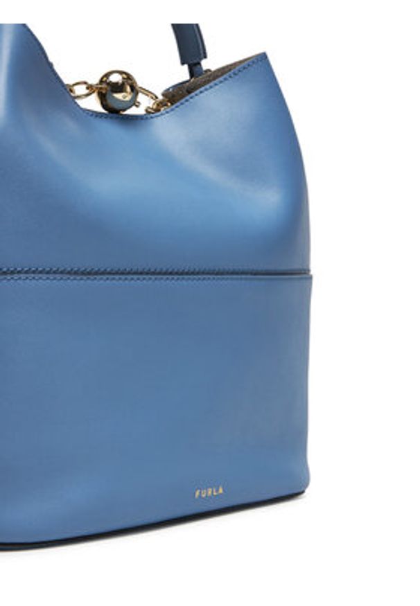 Furla Torebka Sfera S WB01679 BX3169 BG 4245S Niebieski. Kolor: niebieski. Materiał: skórzane