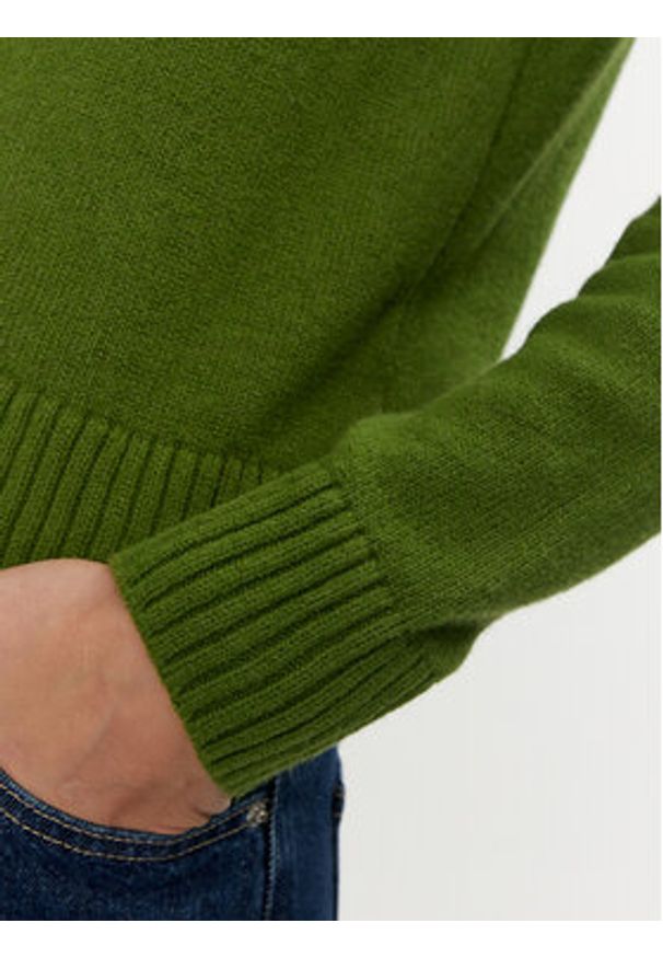 GAP - Gap Sweter 483675-09 Zielony Regular Fit. Kolor: zielony. Materiał: bawełna