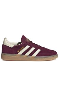 Adidas - Buty damskie adidas Handball Spezial JP8726 - bordowe. Okazja: na co dzień. Zapięcie: sznurówki. Kolor: czerwony. Materiał: guma, zamsz, skóra. Szerokość cholewki: normalna. Sport: piłka ręczna