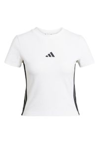 Adidas - Koszulka Essentials 3-Stripes Slim Baby. Kolor: czarny, biały, wielokolorowy