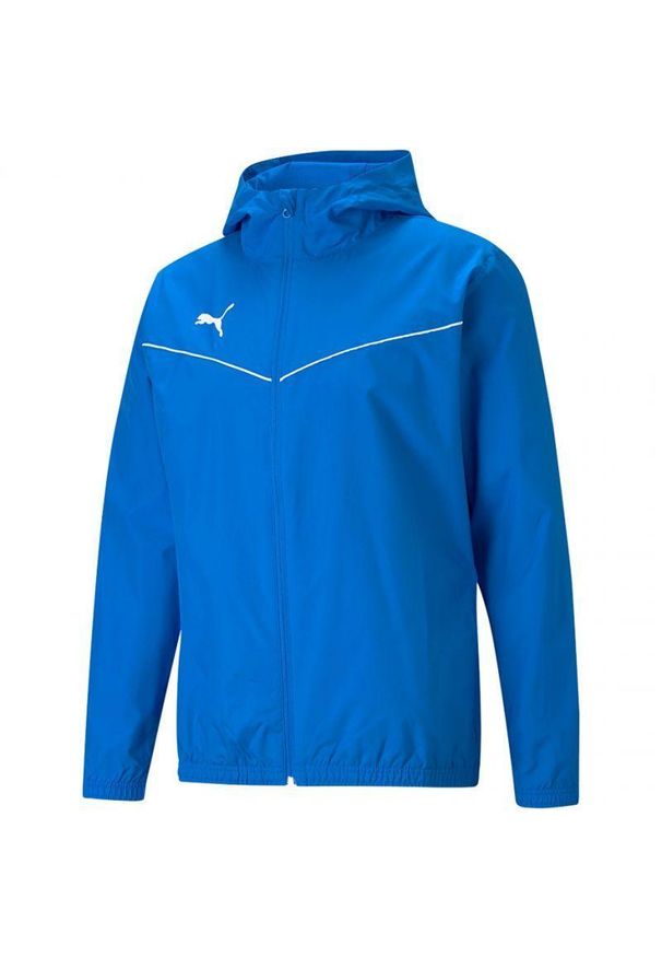 Puma - Męska Kurtka TeamRISE Na Każdą Pogodę. Kolor: niebieski