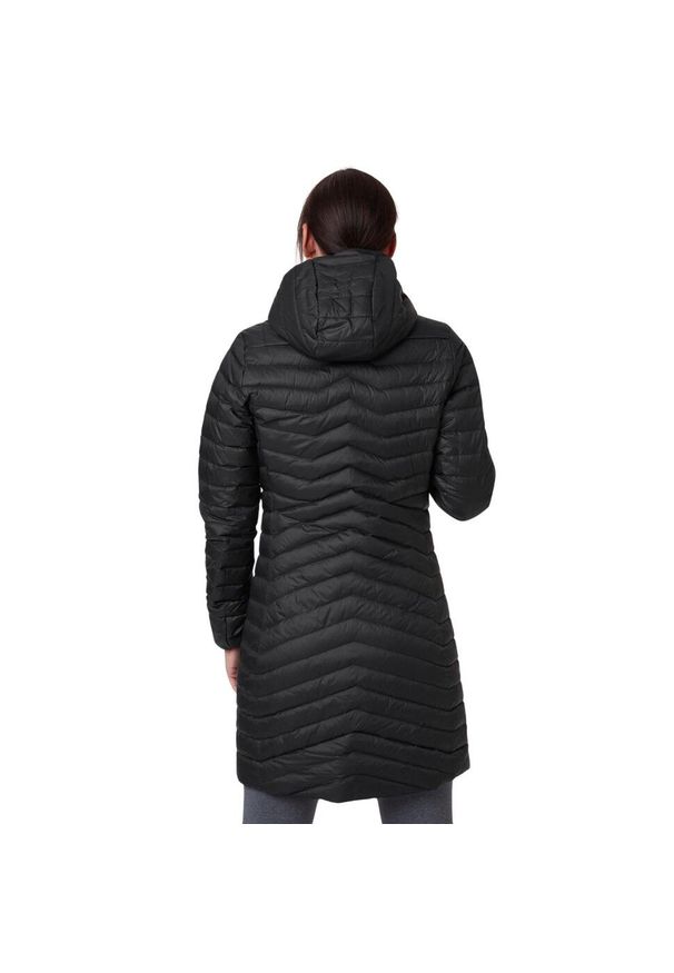 Płaszcz puchowy damski Helly Hansen Verglas Long Down Insulator. Kolor: czarny, szary, wielokolorowy. Materiał: puch. Sport: turystyka piesza