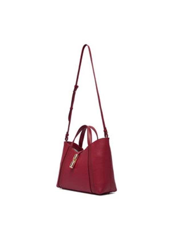 Furla Torebka Goccia Shopper Bag S WB01789 BX3353 KH CGQ00 Czerwony. Kolor: czerwony. Materiał: skórzane