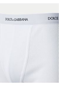 DOLCE & GABBANA - Dolce&Gabbana Bokserki M4C13J ONN96 Biały. Kolor: biały. Materiał: bawełna #2