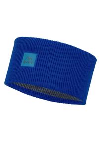 Opaska sportowa na głowę damska Buff CrossKnit Headband. Kolor: niebieski. Materiał: akryl. Styl: sportowy