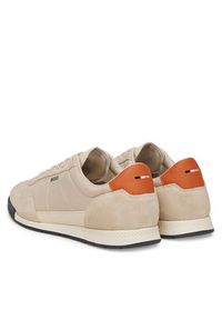 BOSS Sneakersy Titanium 50536524 Beżowy. Kolor: beżowy. Materiał: zamsz, skóra