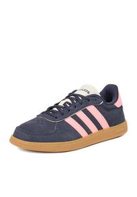 Adidas - adidas Sneakersy Breaknet Sleek IH5467 Granatowy. Kolor: niebieski. Materiał: skóra, zamsz #8
