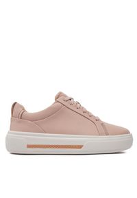 Clarks Sneakersy Hollyhock Walk 26176309 Różowy. Kolor: różowy. Materiał: skóra #1