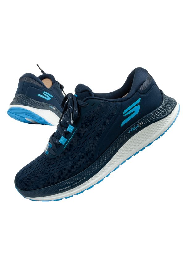 skechers - Buty do biegania męskie Skechers Go Run Persistence 2. Okazja: na co dzień. Kolor: niebieski. Sport: bieganie