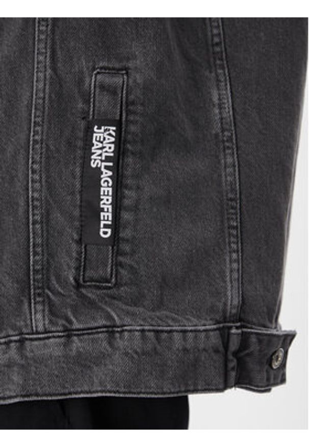 Karl Lagerfeld Jeans Kamizelka A2M14017 Szary Regular Fit. Kolor: szary. Materiał: bawełna