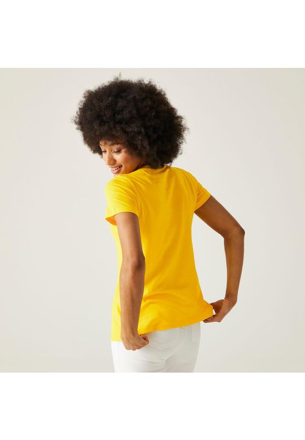 Regatta - Filandra VIII damska koszulka. Kolor: żółty. Sport: turystyka piesza