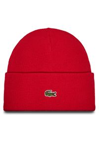 Lacoste Czapka RB9825 Czerwony. Kolor: czerwony. Materiał: wełna, materiał