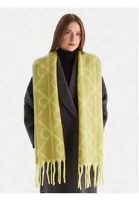 Calvin Klein Szalik Emblem Aop Brushed LV04D8072G Zielony. Kolor: zielony. Materiał: poliamid, nylon #5