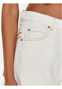 Pinko Szorty jeansowe Honey 103627 A1VD Biały Regular Fit. Kolor: biały. Materiał: bawełna