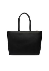 TOMMY HILFIGER - Tommy Hilfiger Torebka Th Logotape Tote AW0AW18742 Czarny. Kolor: czarny. Materiał: skórzane #6