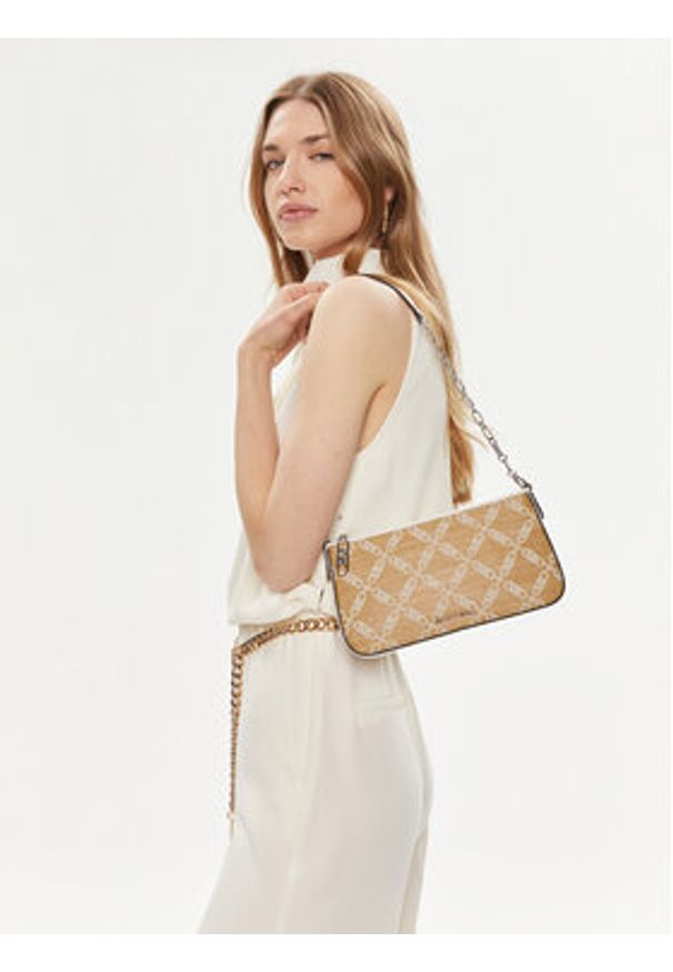 MICHAEL Michael Kors Torebka 32S4S8EW6S Beżowy. Kolor: beżowy. Materiał: skórzane