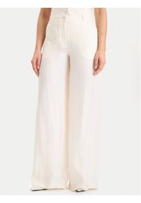 Guess Spodnie materiałowe W5YB02 WH5N2 Écru Regular Fit. Materiał: syntetyk #1