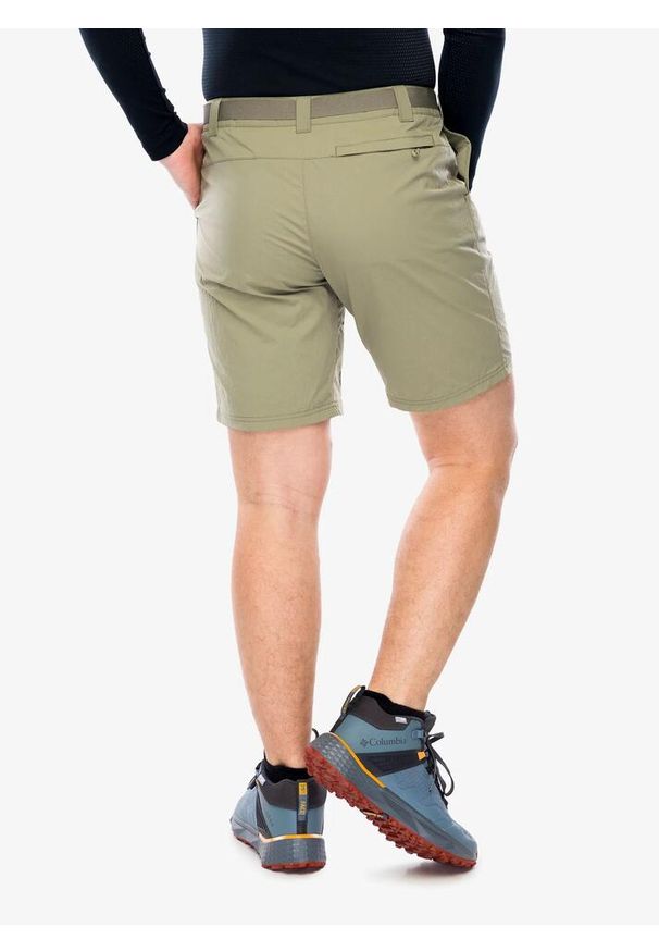 Spodenki turystyczne męskie Montane Terra Lite Shorts. Kolor: zielony. Długość: krótkie