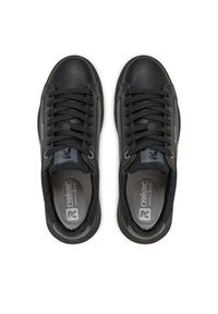 Rieker Sneakersy W1100-00 Czarny. Kolor: czarny