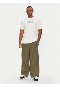 Adidas - adidas Spodnie dresowe Parachute JD5416 Zielony Loose Fit. Kolor: zielony. Materiał: syntetyk #5