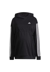Bluza turystyczna damska Adidas Maternity. Kolor: czarny, biały, wielokolorowy. Materiał: elastan, poliester, bawełna. Sport: fitness