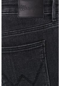 Wrangler jeansy SKINNY SOFT NIGHTS damskie high waist. Stan: podwyższony. Kolor: czarny #4
