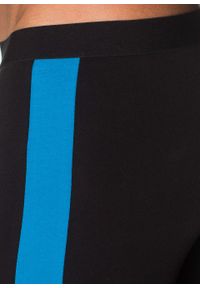 Długie bokserki (2 pary) bonprix czarno-niebieski capri. Kolor: czarny. Długość: długie #5
