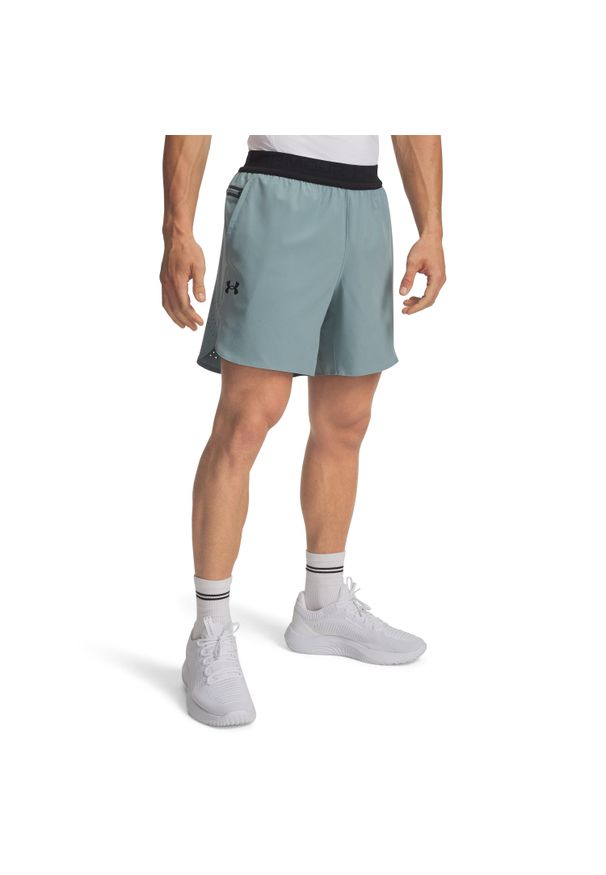 Szorty Under Armour Vanish Elite. Kolor: zielony. Materiał: materiał. Sport: fitness