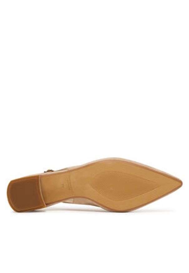 Vagabond Shoemakers Czółenka Marta 5928-140-11 Écru. Kolor: kremowy. Materiał: skóra, zamsz