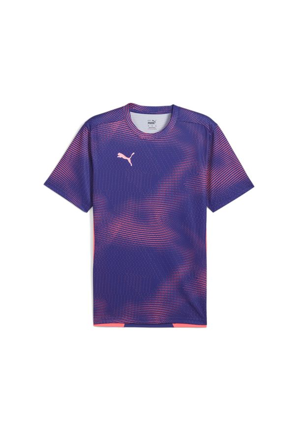 Puma - Męska koszulka individualFINAL PUMA Club Navy Dark Amethyst Blue Purple. Kolor: fioletowy, niebieski, wielokolorowy. Sport: piłka nożna