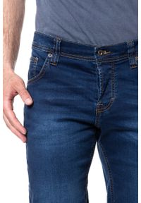 Mustang - SPODENKI MUSTANG Chicago Short DENIM BLUE 1007765 5000 682. Materiał: denim #8