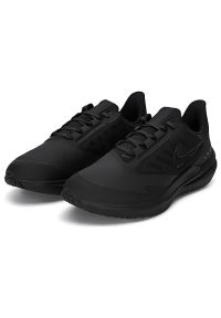 Buty do biegania męskie Nike Air Winflo 9 Shield. Okazja: na co dzień, do pracy, na spacer. Kolor: czarny. Sport: turystyka piesza #3