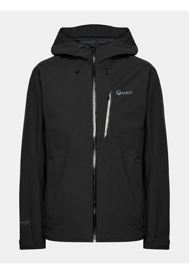 Halti Kurtka outdoor Biegga Neve M Dx Jacket 064-0679 Czarny Regular Fit. Kolor: czarny. Materiał: syntetyk. Sport: outdoor