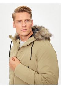 Jack & Jones Parka Construct 12258406 Beżowy Regular Fit. Kolor: beżowy. Materiał: syntetyk #4
