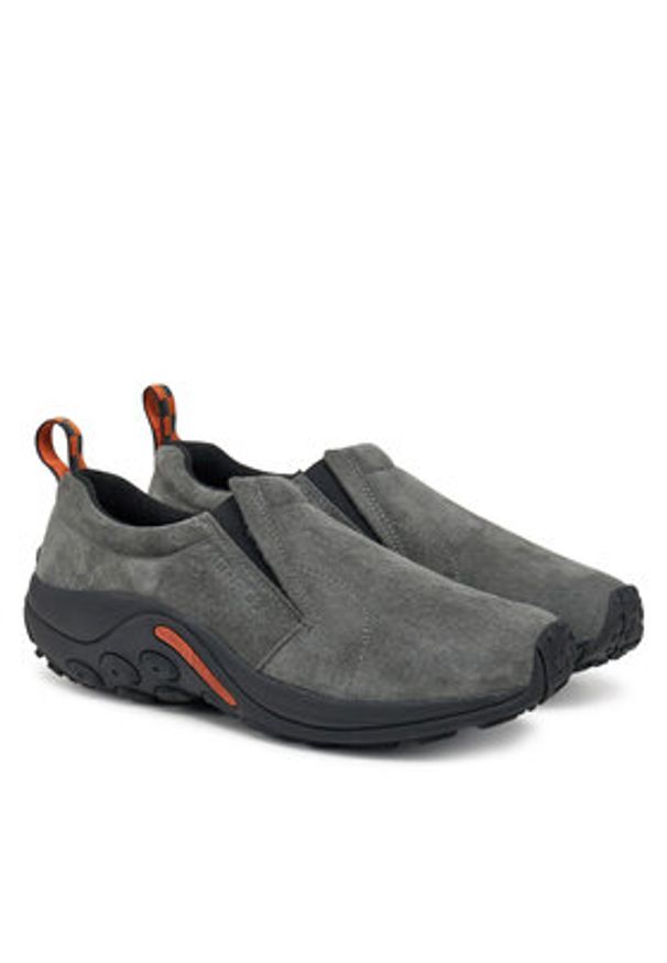 Merrell Półbuty Jungle Moc J65685 Szary. Kolor: szary. Materiał: zamsz, skóra