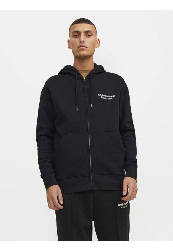 Jack & Jones - Jack&Jones Bluza Vesterbro 12241691 Czarny Relaxed Fit. Kolor: czarny. Materiał: syntetyk, bawełna
