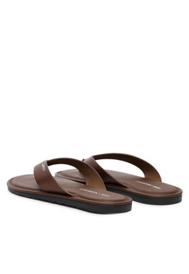 Karl Lagerfeld - KARL LAGERFELD Japonki Kastor IV KL70206C Brązowy. Kolor: brązowy. Materiał: skóra