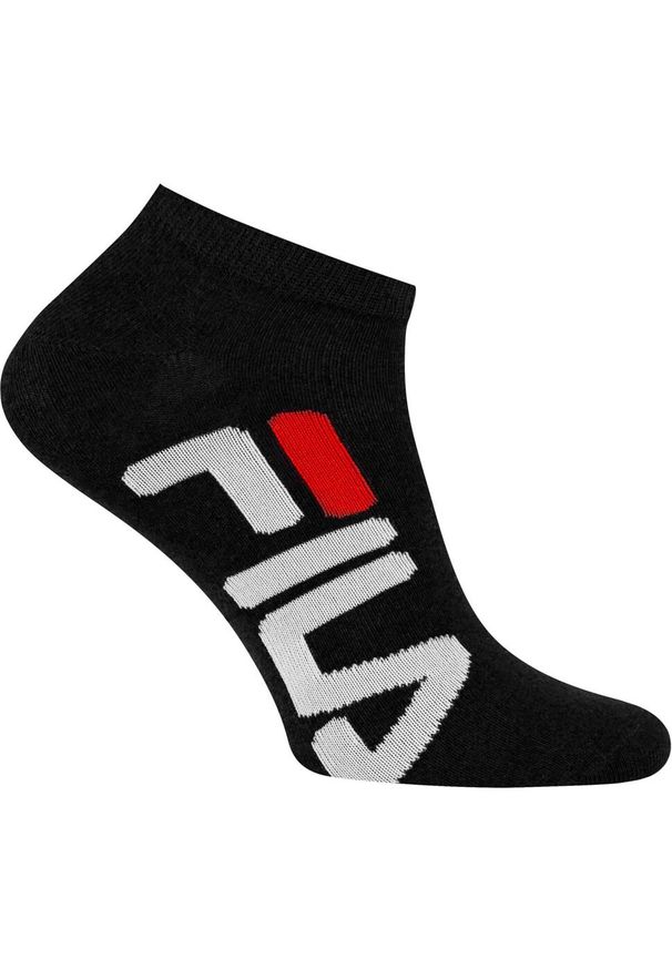 Fila - Skarpety unisex FILA invisible socks 2 pary. Kolor: czarny. Sport: turystyka piesza